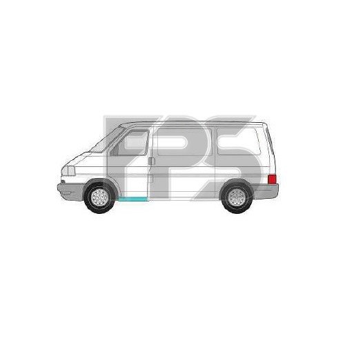 Ремчасть металлическая AS07357587 на VOLKSWAGEN T4 1990-2003