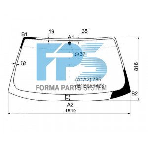 Стекло лобовое AS00138605 на BMW 5 (E34) 1988-1997