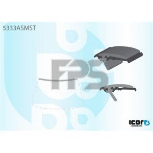 Молдинг скла гумовий AS00138629 на MERCEDES 140 (S-CLASS) 1991-1998