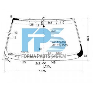 Стекло лобовое AS07357783 на AUDI A8 (D2) 1994-1998