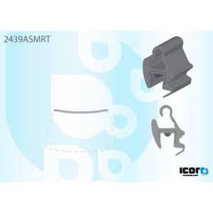 Молдинг скла гумовий AS00138790 на BMW X5 (E53) 2000-2006