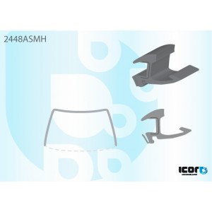 Молдинг скла гумовий AS00138799 на BMW 1 (E81/E87) 2004-2011