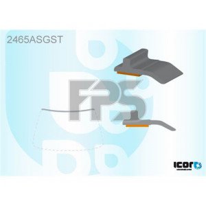 Молдинг стекла резиновый AS00138842 на BMW 3 (F30/31) 2012-2015