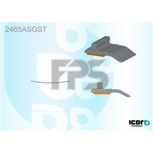 Молдинг стекла резиновый AS00138842 на BMW 3 (F30/31) 2012-2015