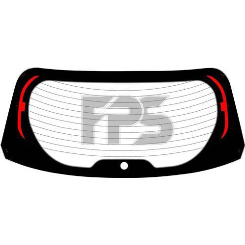 Скло заднє з підігрівом AS08116351 на CHERY TIGGO 2 2016-