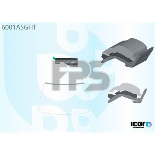 Молдинг стекла резиновый AS00138968 на NISSAN ALMERA (N15) 1995-1999