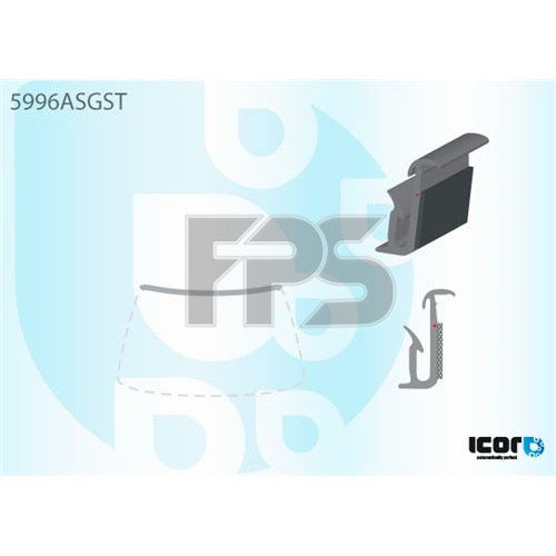 Молдинг стекла резиновый AS00138973 на NISSAN MAXIMA (A32) 1995-2000