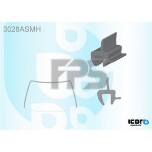 Молдинг скла гумовий AS00139002 на RAVON R2 2016-