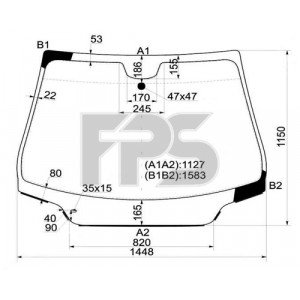 Стекло лобовое AS00139079 на CITROEN C4 2010-2017