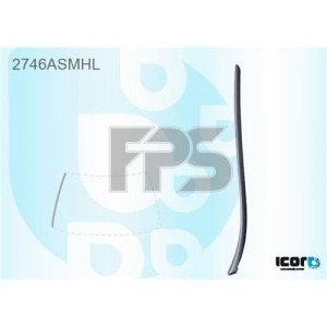 Молдинг стекла резиновый AS00135545 на CITROEN C4 2010-2017