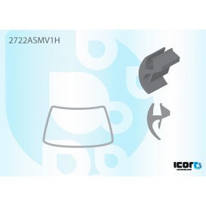 Молдинг стекла резиновый AS00139118 на FIAT DUCATO 2002-2006