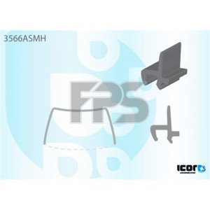 Молдинг стекла резиновый AS00139167 на FORD FOCUS 2008-2010