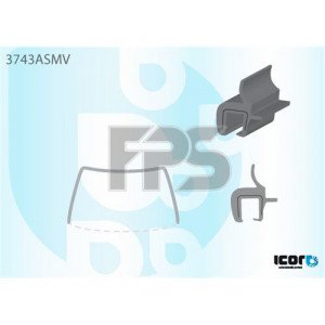 Молдинг скла гумовий AS00139242 на FORD TRANSIT CONNECT / TOURNEO 2002-2009