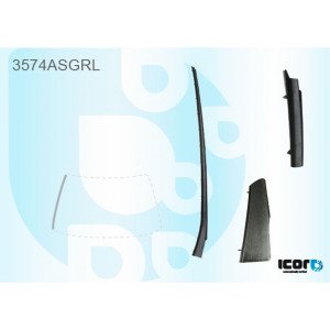 Молдинг скла гумовий AS00135550 на FORD KUGA 2008-2012