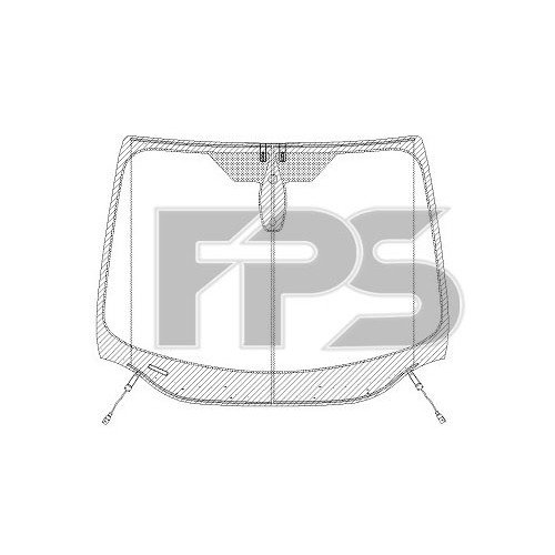 Стекло лобовое с подогревом AS07358179 на FORD FOCUS 2011-2014
