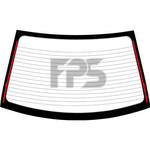 Скло заднє з підігрівом AS07358259 на GEELY CK / CK2 2006-2015