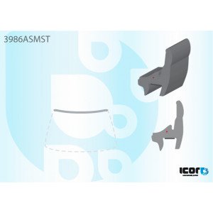 Молдинг стекла резиновый AS00139405 на ACURA TSX 2004-2008