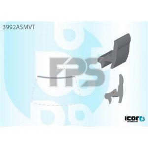 Молдинг скла гумовий AS00139458 на HONDA FRV 2004-2009