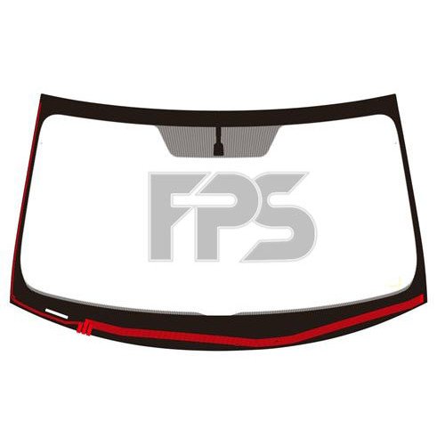 Скло лобове з підігрівом AS07358309 на HONDA PILOT 2018-