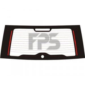 Стекло заднее с подогревом AS00139501 на GREAT WALL HOVER 2005-2009