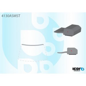 Молдинг скла гумовий AS00139531 на HYUNDAI SONATA (NF) 2005-2007