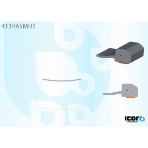 Молдинг скла гумовий AS00139535 на HYUNDAI ACCENT III 2006-2010