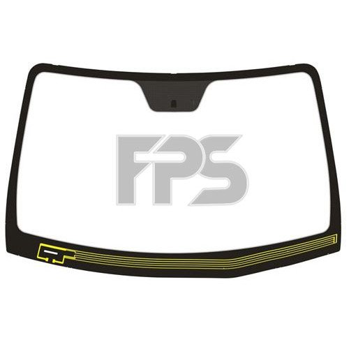 Скло лобове з підігрівом AS00139545 на HYUNDAI SANTA FE II 2009-2012