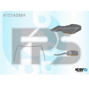 Молдинг стекла резиновый AS00139586 на HYUNDAI i30 2012-2016