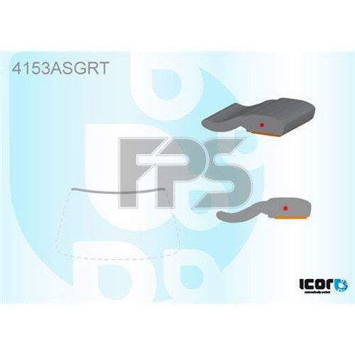 Молдинг стекла резиновый AS00139593 на HYUNDAI MAXCRUZE 2016-2018