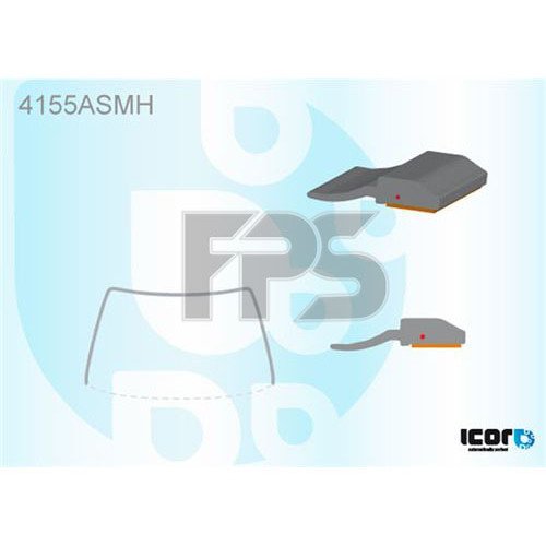 Молдинг стекла резиновый AS00139611 на HYUNDAI i10 2014-2019