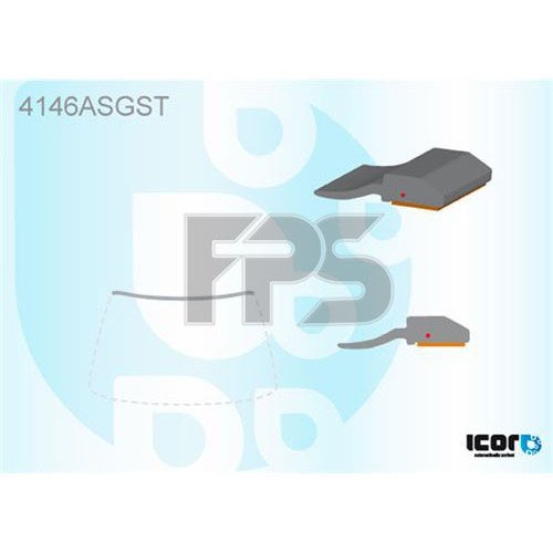 Молдинг скла гумовий AS00139616 на HYUNDAI i40 2011-2019