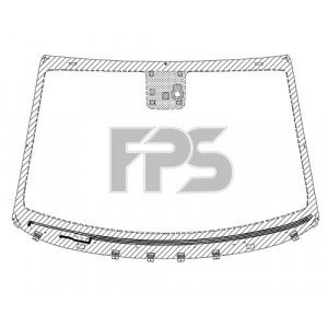 Стекло лобовое с подогревом AS00139620 на HYUNDAI TUCSON (TL) 2018-2020