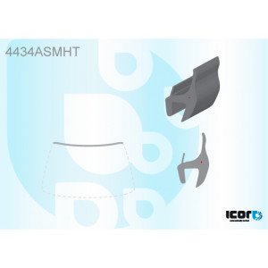 Молдинг скла гумовий AS00139871 на KIA SOUL 2009-2014