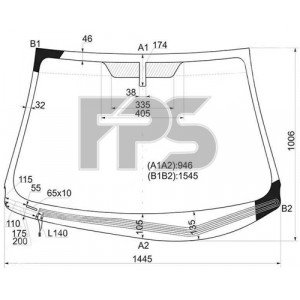 Стекло лобовое с подогревом AS00139884 на KIA CERATO KOUP 2009-2012