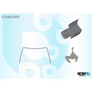 Молдинг скла гумовий AS00139981 на MAZDA 5 2010-2018