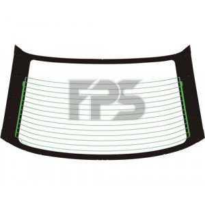 Стекло заднее с подогревом AS00139991 на MAZDA 323 F (BA) 1995-1998