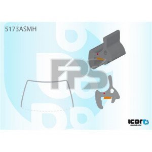 Молдинг стекла резиновый AS00140008 на MAZDA 2 (DE) 2011-2014