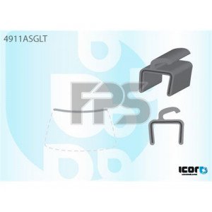 Молдинг скла гумовий AS00140052 на MAN TGA/TGX 2000-2020