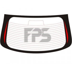 Стекло заднее с подогревом AS00140240 на NISSAN MICRA (K12) 2003-2010