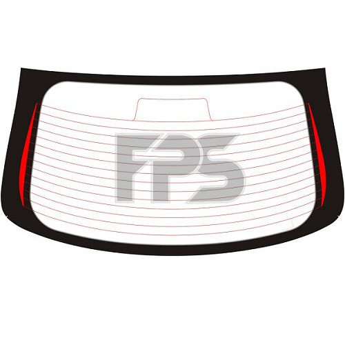 Стекло заднее с подогревом AS00140240 на NISSAN MICRA (K12) 2003-2010