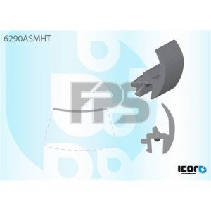 Молдинг стекла резиновый AS00140299 на OPEL CORSA C 2004-2007