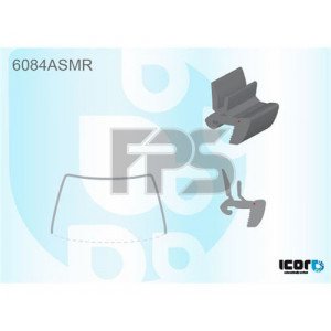 Молдинг стекла резиновый AS00140322 на NISSAN QASHQAI 2014-2017