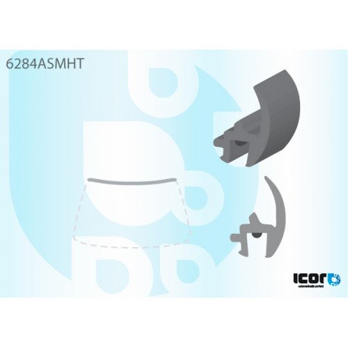 Молдинг стекла резиновый AS00140373 на OPEL ASTRA G 1998-2009