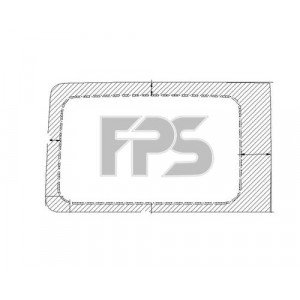 Скло бічне AS00138507 на OPEL COMBO 2001-2011