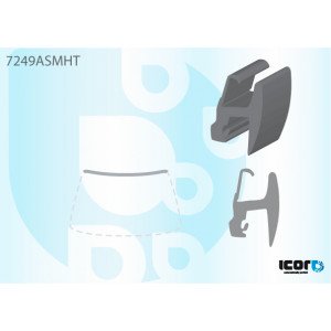 Молдинг стекла резиновый AS00140514 на RENAULT LAGUNA 2001-2007