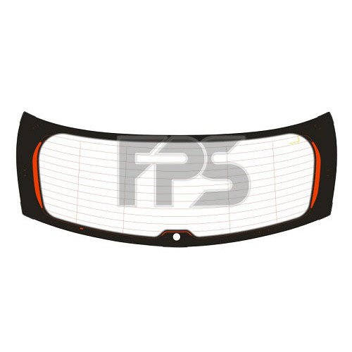 Скло заднє з підігрівом AS00140659 на SEAT LEON 2005-2012