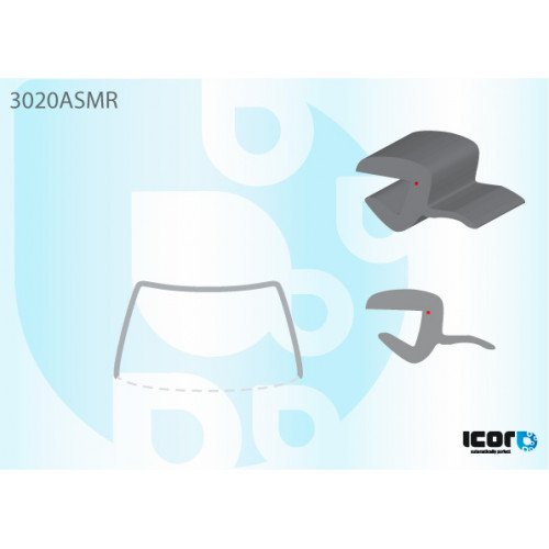 Молдинг стекла резиновый AS00140775 на SSANGYONG ACTYON 2006-2012