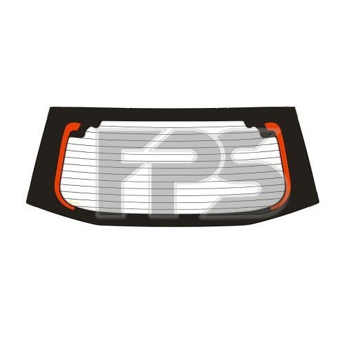 Стекло заднее с подогревом AS08118200 на SSANGYONG REXTON I 2012-2017