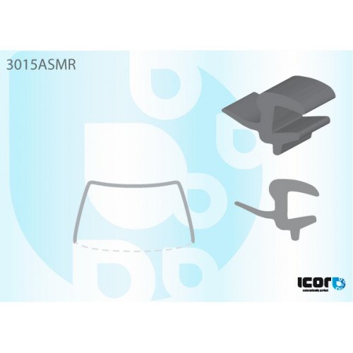 Молдинг стекла резиновый AS00140782 на SSANGYONG REXTON I 2006-2012