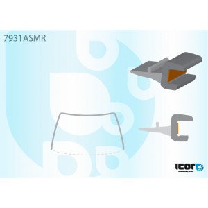 Молдинг стекла резиновый AS00140789 на SUBARU TRIBECA B9 2007-2014